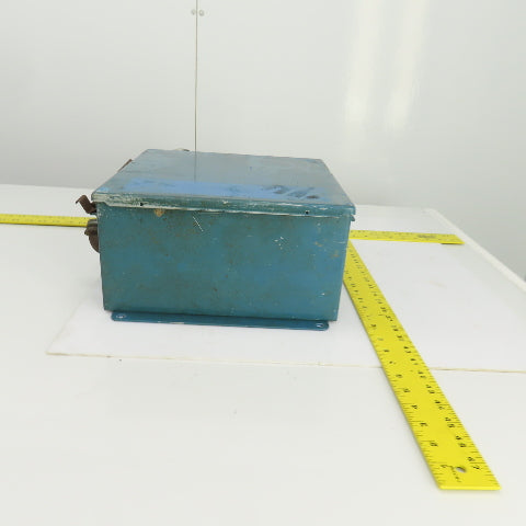 Hoffman A-1212CH 12" x 12" x 6" Wall Mount Electrical Enclosure W/Backplate