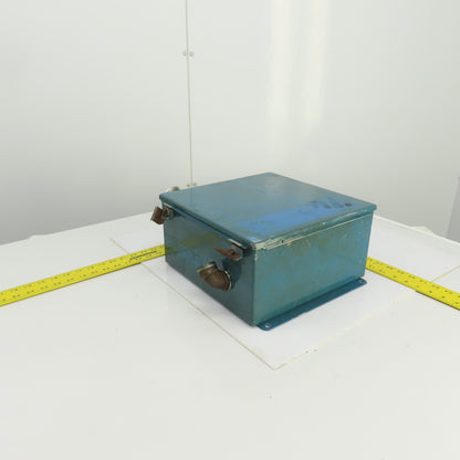 Hoffman A-1212CH 12" x 12" x 6" Wall Mount Electrical Enclosure W/Backplate