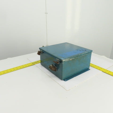 Hoffman A-1212CH 12" x 12" x 6" Wall Mount Electrical Enclosure W/Backplate