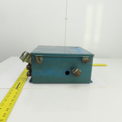 Hoffman A-1212CH 12" x 12" x 6" Wall Mount Electrical Enclosure W/Backplate
