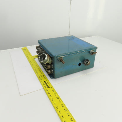 Hoffman A-1212CH 12" x 12" x 6" Wall Mount Electrical Enclosure W/Backplate