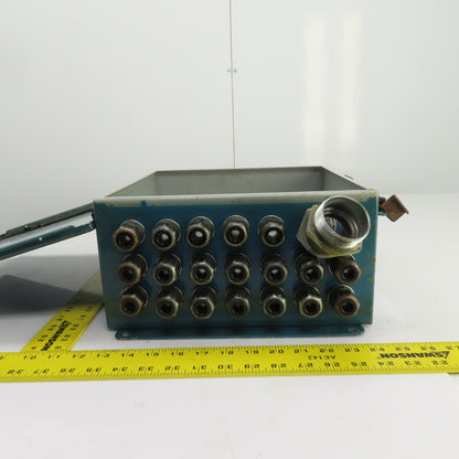 Hoffman A-1212CH 12" x 12" x 6" Wall Mount Electrical Enclosure W/Backplate