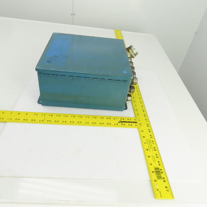 Hoffman A-1212CH 12" x 12" x 6" Wall Mount Electrical Enclosure W/Backplate