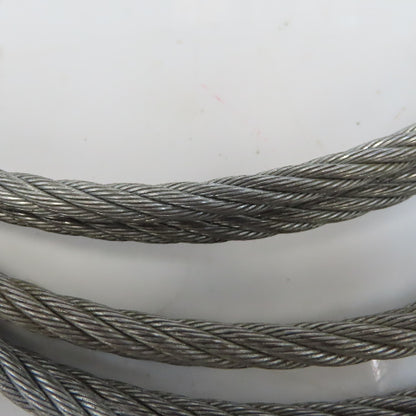 9.5mm x 5.1816m Wire Rope Steel Cable 5/9 Lot or 2