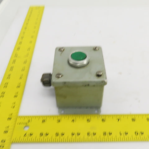 Allen Bradley 800T-A Ser T Green Momentary Contact Push Button 3-1/2x3-1/2" Enc