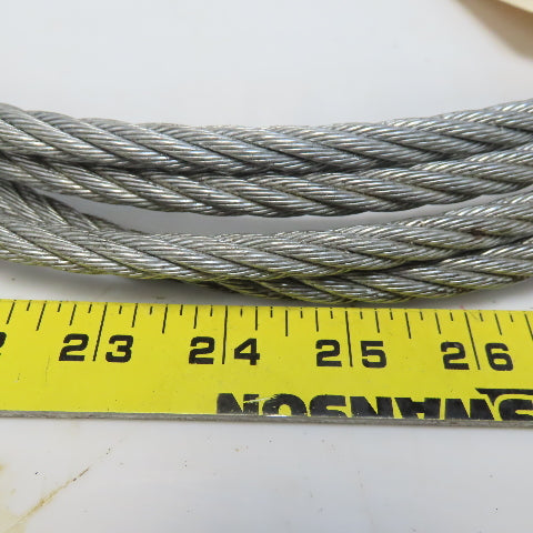 9.5mm x 6.096m (20Ft) Wire Rope Steel Cable 5/9