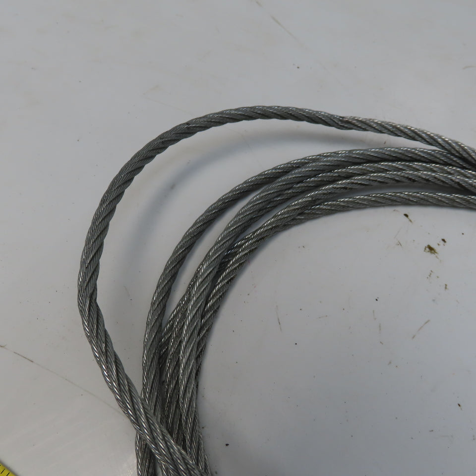 9.5mm x 6.096m (20Ft) Wire Rope Steel Cable 5/9