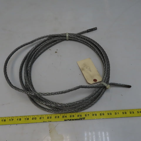 9.5mm x 6.096m (20Ft) Wire Rope Steel Cable 5/9