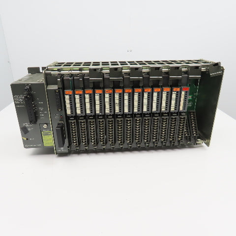 Allen Bradley 1771-P1 1771-A4B PLC/2 16 Card Slot Rack AC Output