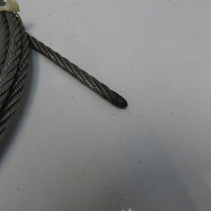 9.5mm x 6.4008m (21Ft) Wire Rope Steel Cable 5/9