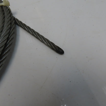 9.5mm x 6.4008m (21Ft) Wire Rope Steel Cable 5/9