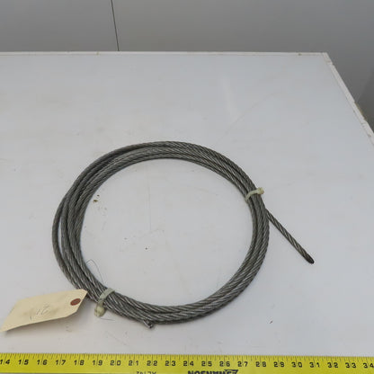 9.5mm x 6.4008m (21Ft) Wire Rope Steel Cable 5/9