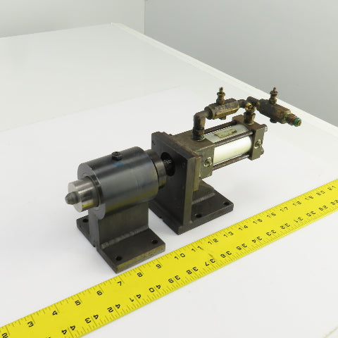 Pneumatic Cylinder Actuated Locking Pin Assembly 1" Stroke 1-3/8" Cylinder