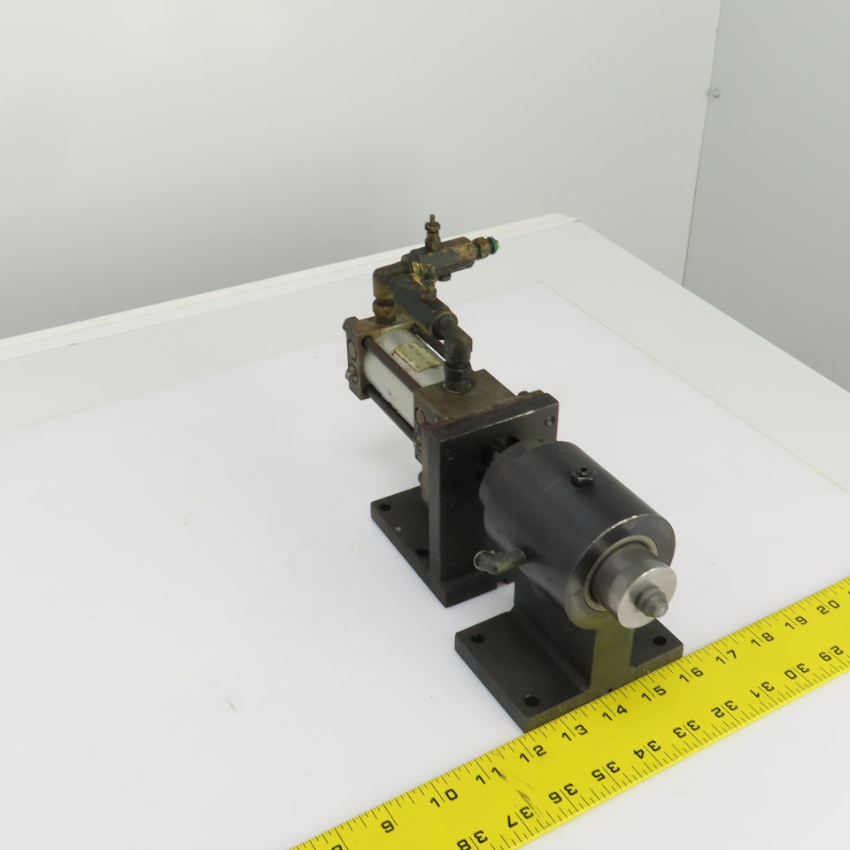 Pneumatic Cylinder Actuated Locking Pin Assembly 1" Stroke 1-3/8" Cylinder