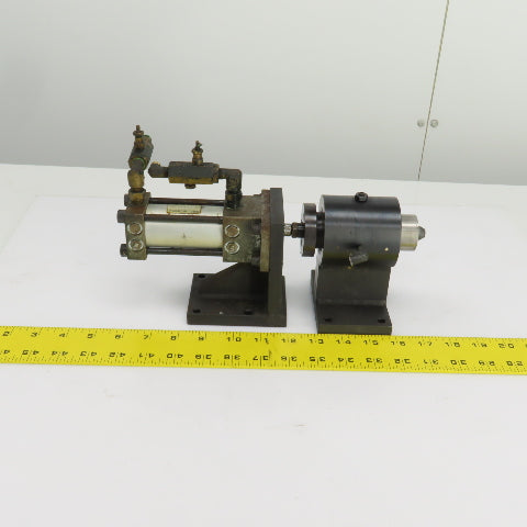Pneumatic Cylinder Actuated Locking Pin Assembly 1" Stroke 1-3/8" Cylinder