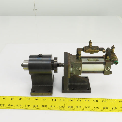 Pneumatic Cylinder Actuated Locking Pin Assembly 1" Stroke 1-3/8" Cylinder