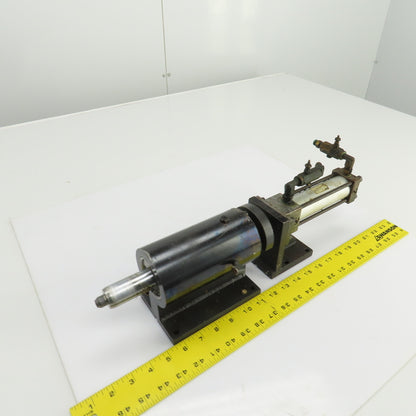 Pneumatic Cylinder Actuated Locking Pin Assembly 3" Stroke 1/2" Pin
