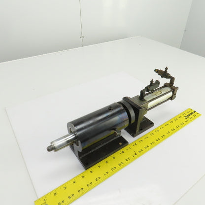 Pneumatic Cylinder Actuated Locking Pin Assembly 3" Stroke 1/2" Pin