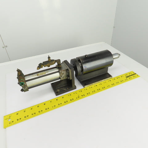 Pneumatic Cylinder Actuated Locking Pin Assembly 3" Stroke 1/2" Pin