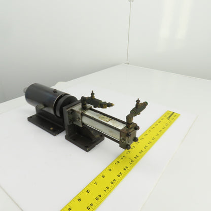 Pneumatic Cylinder Actuated Locking Pin Assembly 3" Stroke 1/2" Pin