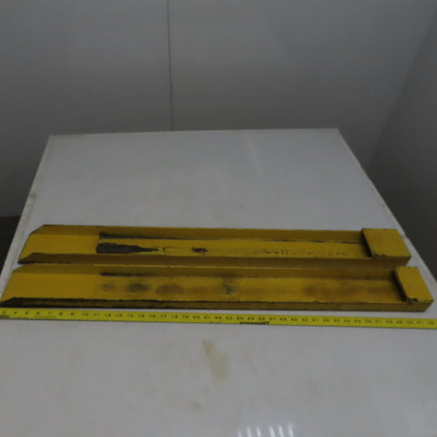 40" x 4"x 1-1/2" Tall  Stacker Walkie Fork Extensions 1 Pair Lot of 2