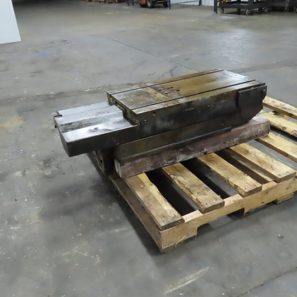ABUVA Uvamatic Grinding Cell 26.5x15" Sliding Jig Fixture Table 190mm Stroke