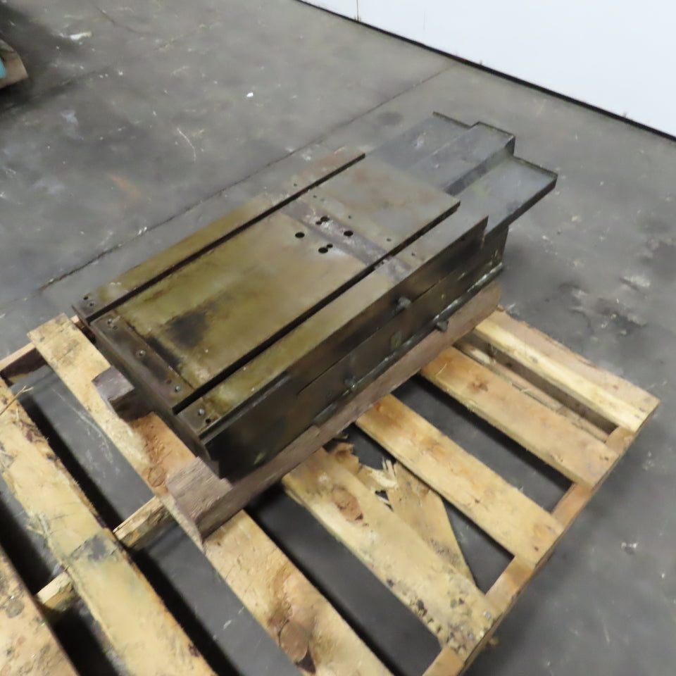 ABUVA Uvamatic Grinding Cell 26.5x15" Sliding Jig Fixture Table 190mm Stroke