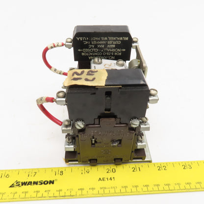 Cutler Hammer 9560ED70 Model 6 600V 18A Contactor Relay 115V Coil NEMA Size 0