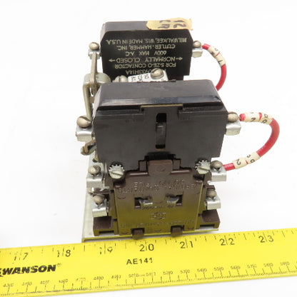 Cutler Hammer 9560ED70 Model 6 600V 18A Contactor Relay 115V Coil NEMA Size 0