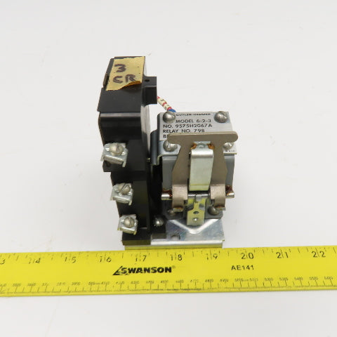 Cutler Hammer 9575H2067A Bul 9575 600V 10A Contactor Relay 115V Coil
