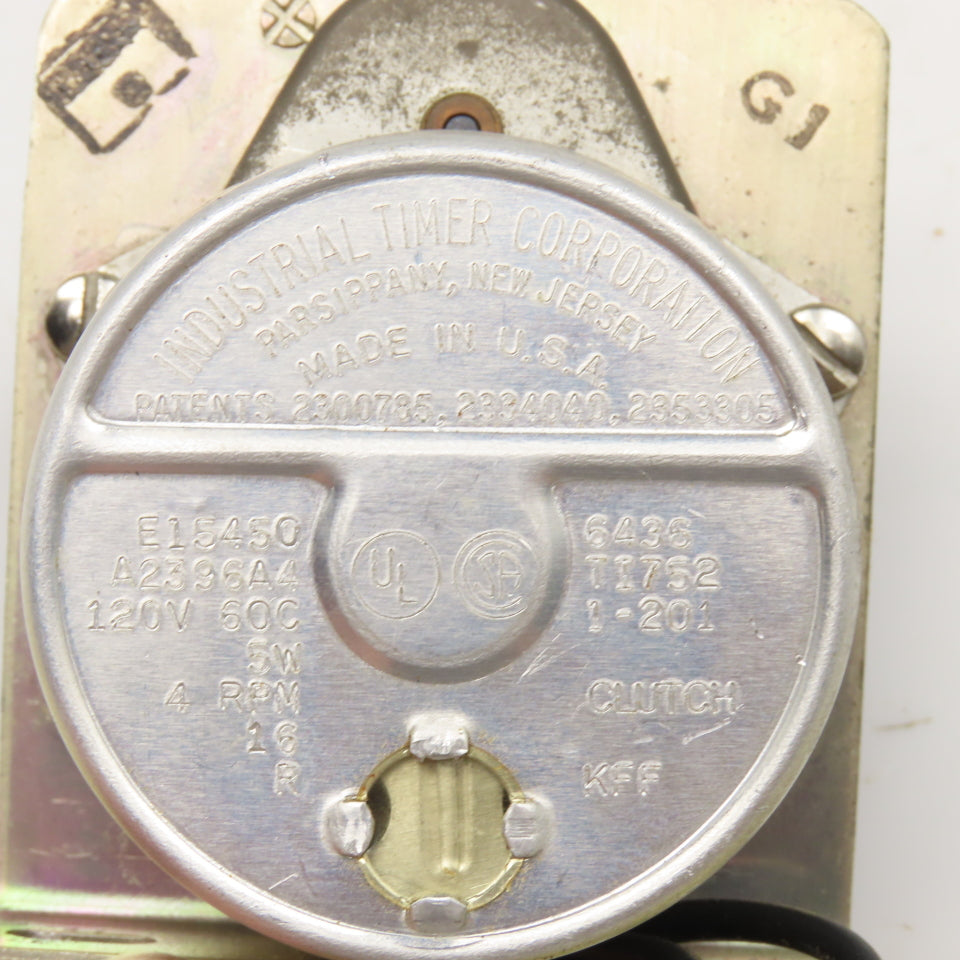 Industrial Timer Corp E15450 120V Timer Relay