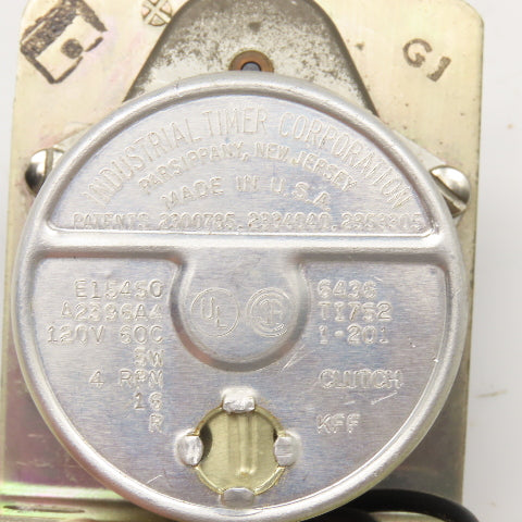 Industrial Timer Corp E15450 120V Timer Relay