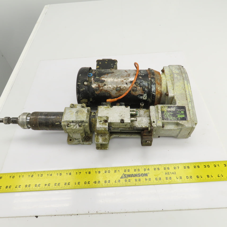 Sugino SN3U Selfeeder Newtric Drilling Head 3.15" Stroke 0.25kW 230/460V 3PH