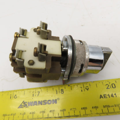 Square D Class 9001 Type TB 2 Position Selector Switch 600VAC 120VDC