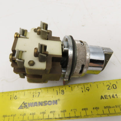 Square D Class 9001 Type TB 2 Position Selector Switch 600VAC 120VDC