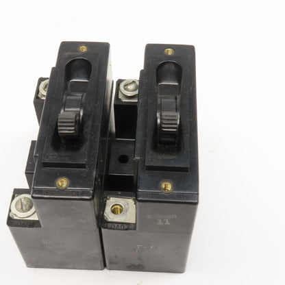 Heinemann 40-719B 15A 115V 60Hz Single Pole Breaker Lot Of 2