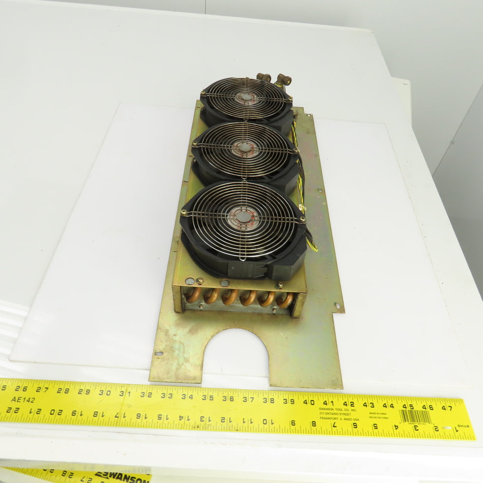 Fanuc A04B-0803-C360 Heat Exchanger W/3 Fans Removed From C1000 Laser