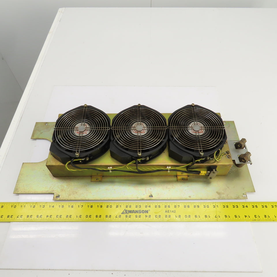 Fanuc A04B-0803-C360 Heat Exchanger W/3 Fans Removed From C1000 Laser