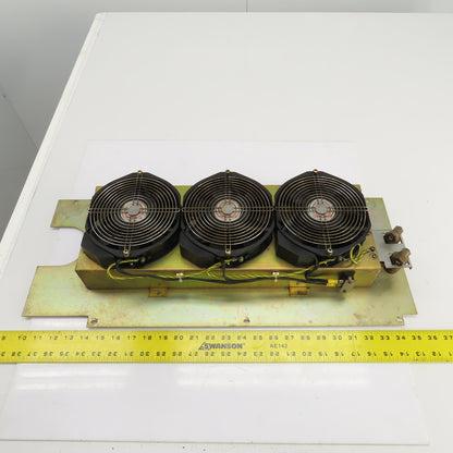 Fanuc A04B-0803-C360 Heat Exchanger W/3 Fans Removed From C1000 Laser