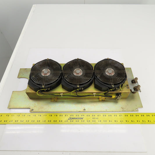 Fanuc A04B-0803-C360 Heat Exchanger W/3 Fans Removed From C1000 Laser