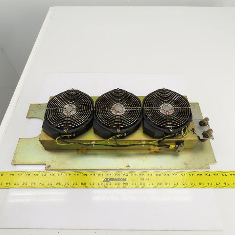 Fanuc A04B-0803-C360 Heat Exchanger W/3 Fans Removed From C1000 Laser
