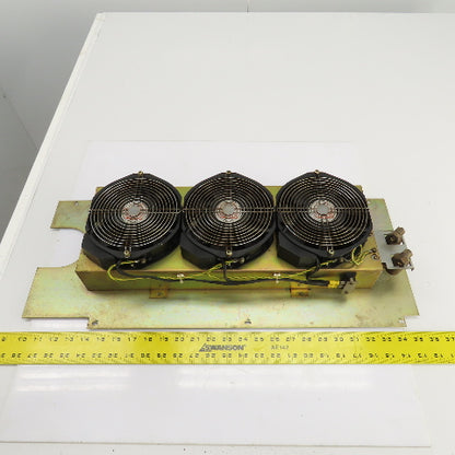 Fanuc A04B-0803-C360 Heat Exchanger W/3 Fans Removed From C1000 Laser