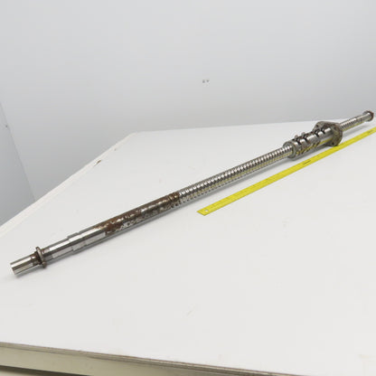 Mazak M-32 MTV414/22 Ball Screw 36mm OD x 1070m OAL 840mm Screw Length