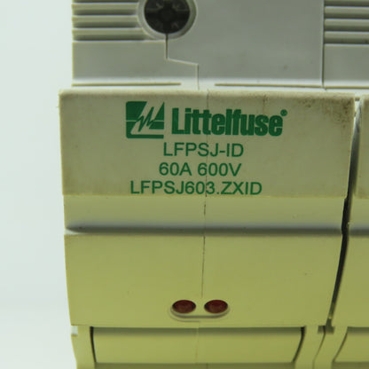 Littlefuse LFPSJ603 60A 600V Fuse Holder 3 Pole Din Rail Mount