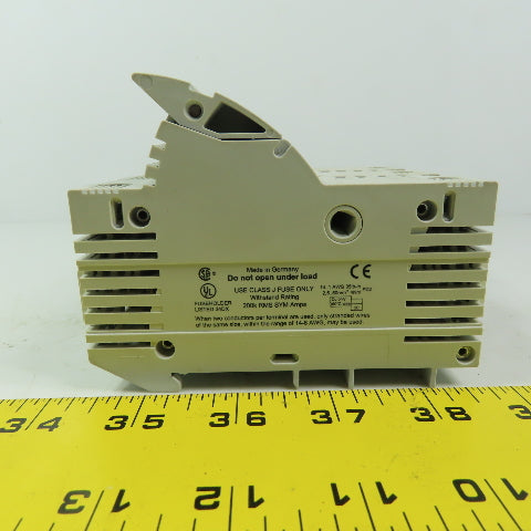 Littlefuse LFPSJ603 60A 600V Fuse Holder 3 Pole Din Rail Mount