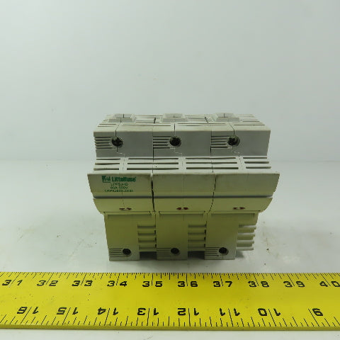 Littlefuse LFPSJ603 60A 600V Fuse Holder 3 Pole Din Rail Mount