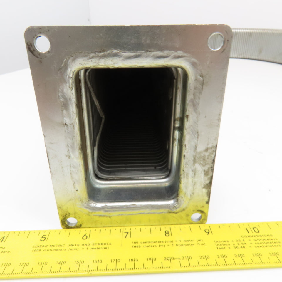 EDK Gelenkohr 2-1/4" x 3" Flexible Steel Feed Thru Wireway Cable Carrier 51" OAL