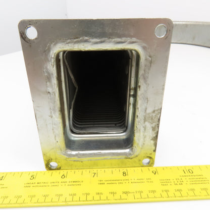 EDK Gelenkohr 2-1/4" x 3" Flexible Steel Feed Thru Wireway Cable Carrier 51" OAL
