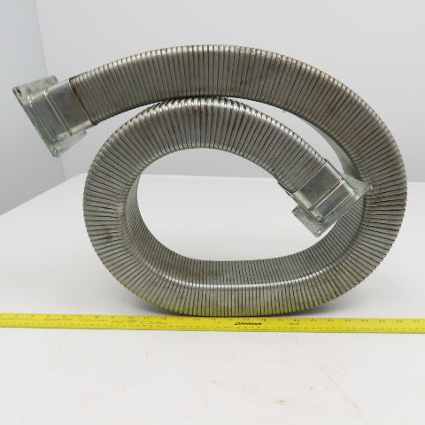 EDK Gelenkohr 2-1/4" x 3" Flexible Steel Feed Thru Wireway Cable Carrier 51" OAL