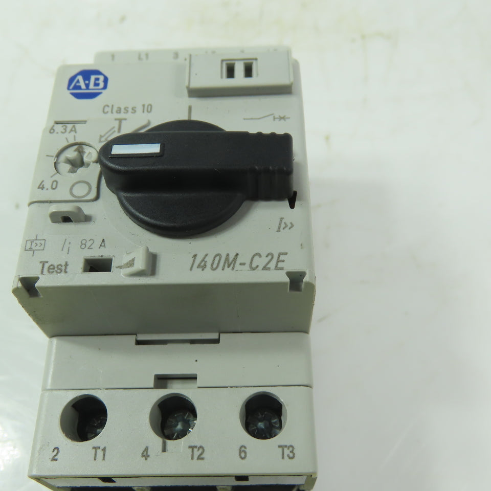 Allen Bradley 140M-C2E-63  Ser C Circuit Breaker 3 Pole 4.0 - 6.3A 600V